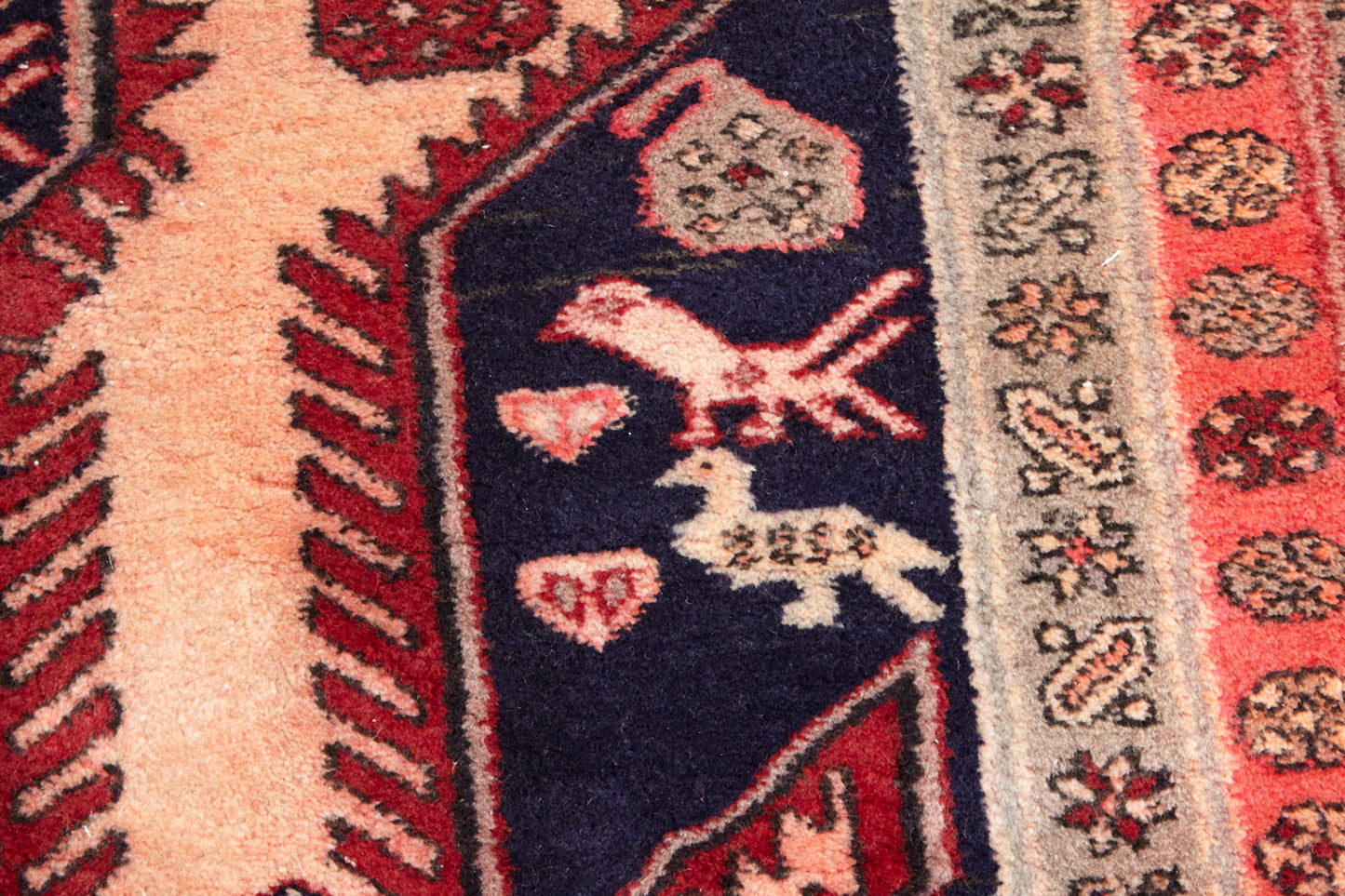 No. 890 Vintage Persian Rug 4' 9" x 12'