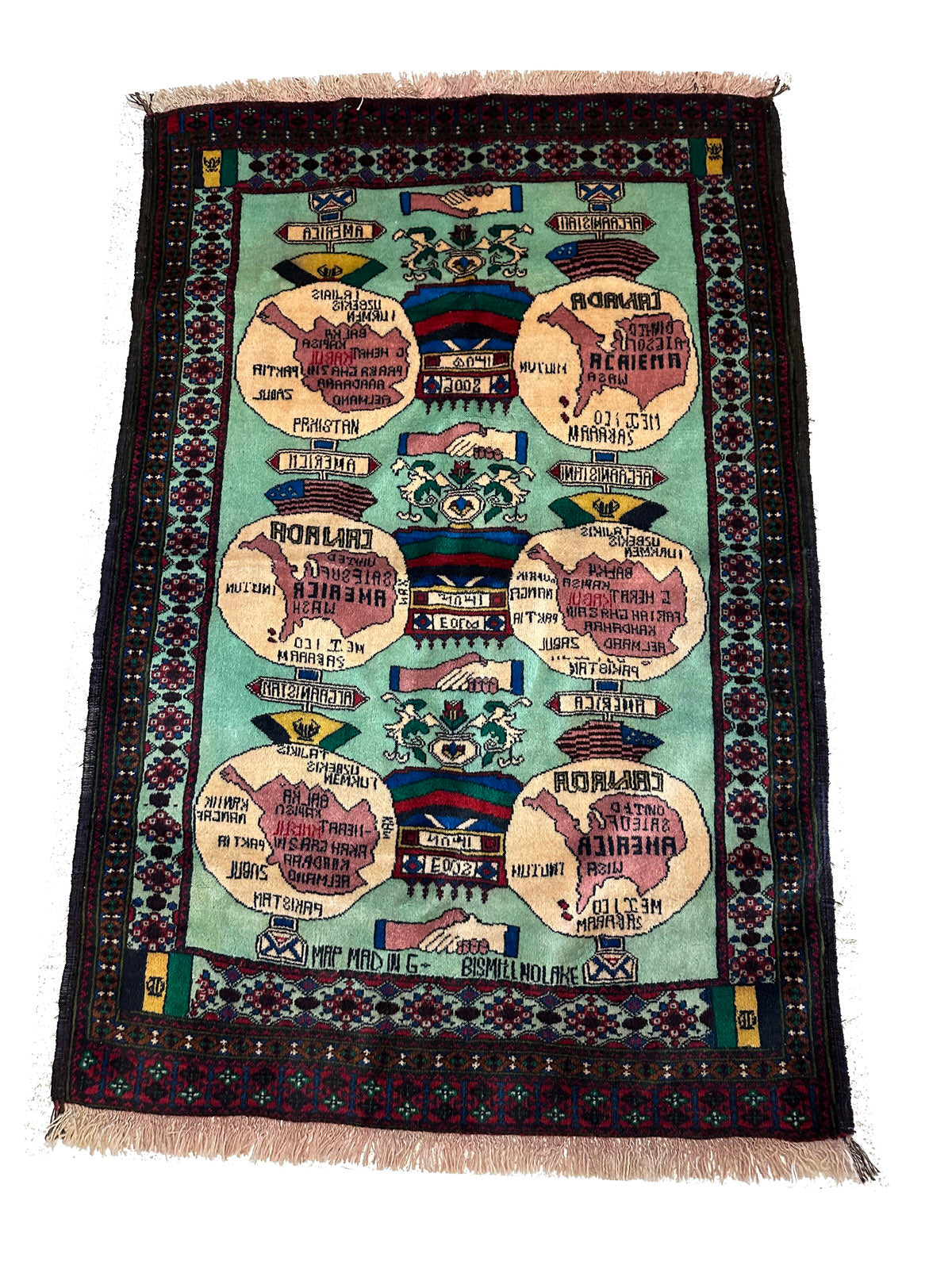 Vfw Rugs Afghan War Rug - No. 1008 – King Kennedy Rugs