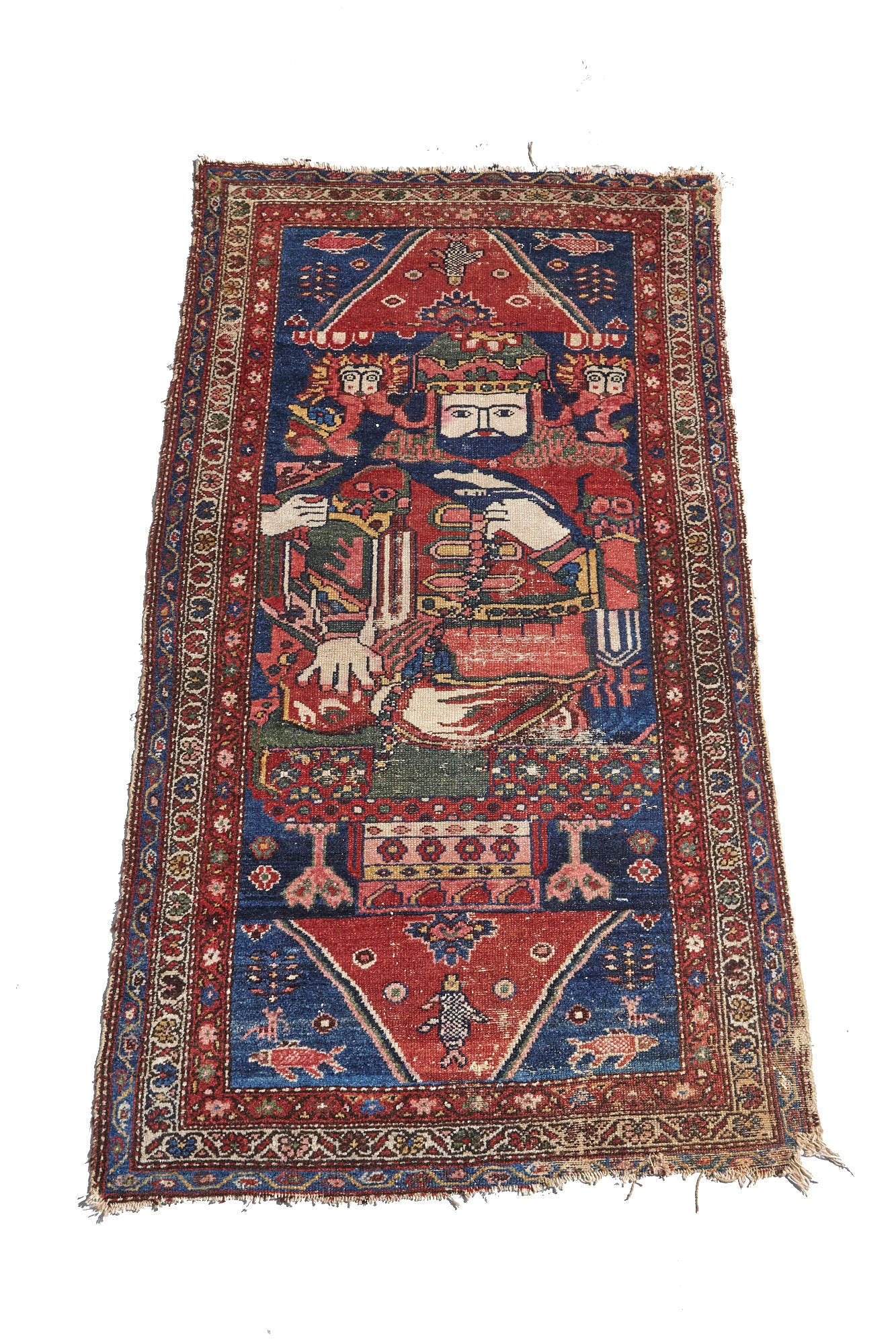 Kennedy Rugs #856 Antique Pictorial Rug – King Kennedy Rugs
