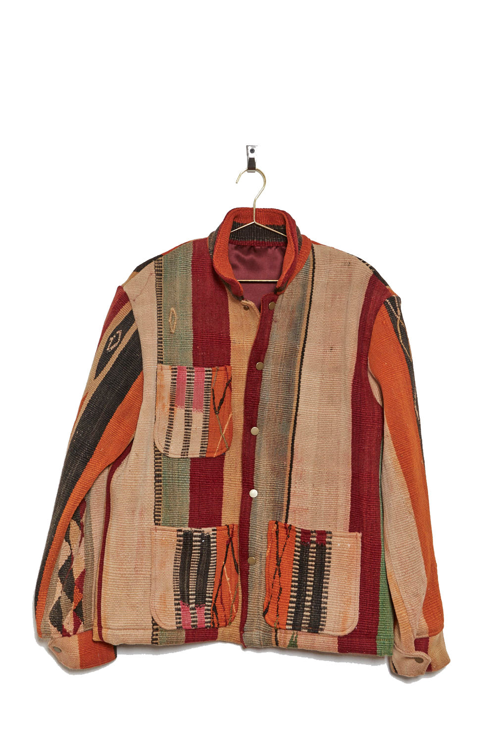 Afghan Kilim Chore Coat - Size Large